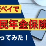 楽天ペイで国民年金保険料を1年分前納した